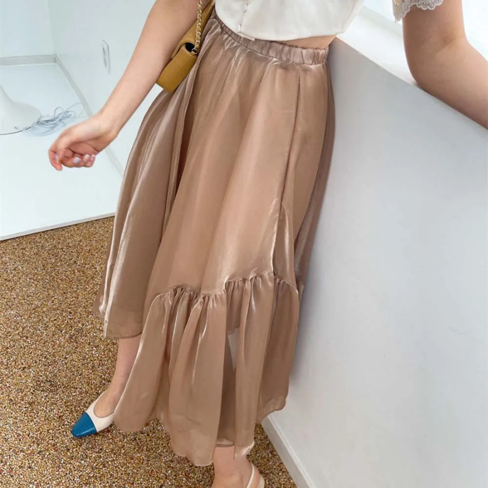 2022 Fashion High Waist Umbrella Skirt Irregular Small Design Organza Streamer A-line Skirt For Summer New Japan Korea Style
2022 Fashion High Waist Umbrella Skirt Irregular Small Design Organza Streamer A-line Skirt For Summer New Japan Korea Style