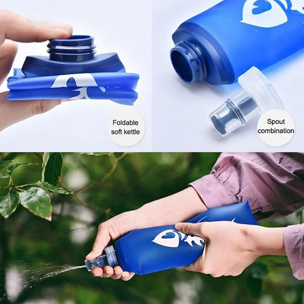 250/500ml Soft Flask Folding Collapsible Water Bottle Tpu Bpa Free Hydration Pack Waist Bag Vest For Outdoor Camping Runnin S0f7
250/500ml Soft Flask Folding Collapsible Water Bottle Tpu Bpa Free Hydration Pack Waist Bag Vest For Outdoor Camping Runnin S0f7