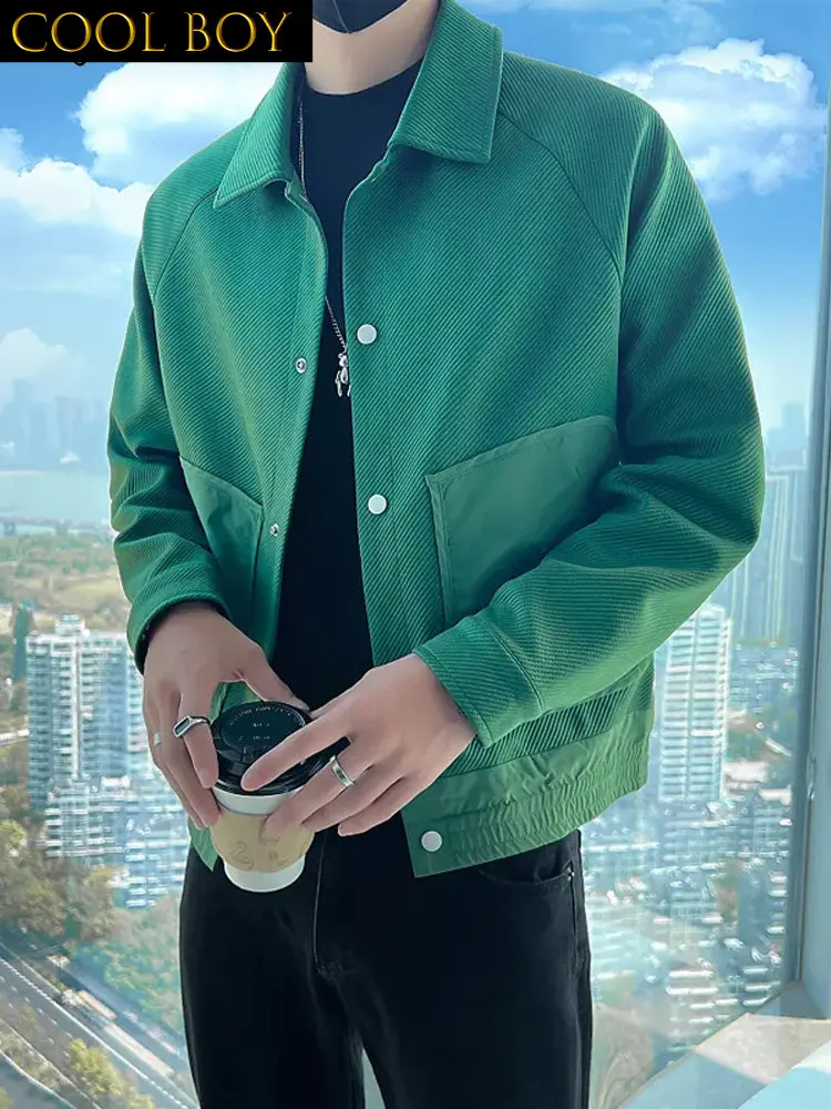 E BOY Jackets Men Design Handsome Streetwear American Cargo Autumn Chic Casual Personal Cool Chaqueta Solid Hipsters
E BOY Jackets Men Design Handsome Streetwear American Cargo Autumn Chic Casual Personal Cool Chaqueta Solid Hipsters