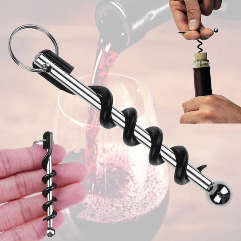 Portable Creative Stainless Steel Bottle Opener Outdoor Wine Beer Can Corkscrew Bar Tools Home Kitchen Gadget
Portable Creative Stainless Steel Bottle Opener Outdoor Wine Beer Can Corkscrew Bar Tools Home Kitchen Gadget