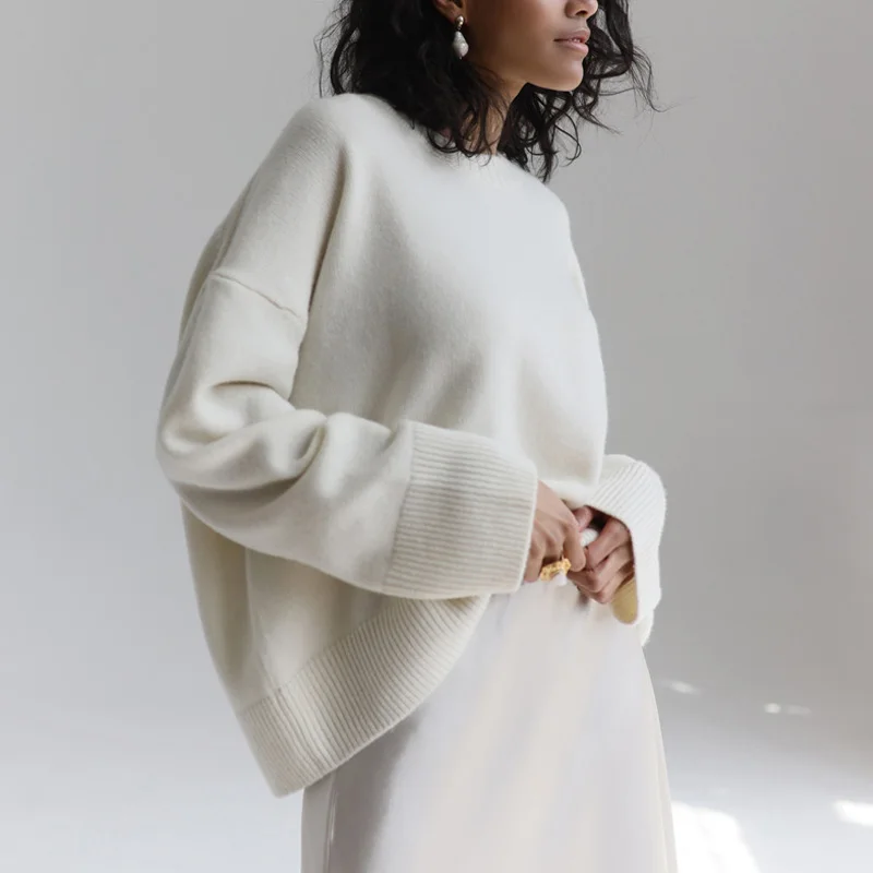 Knitted Women Sweater Jumper Elegant O-neck Long Sleeve Ladies Sweaters Pullover 2022 Solid Autumn Winter Fashion Top
Knitted Women Sweater Jumper Elegant O-neck Long Sleeve Ladies Sweaters Pullover 2022 Solid Autumn Winter Fashion Top
