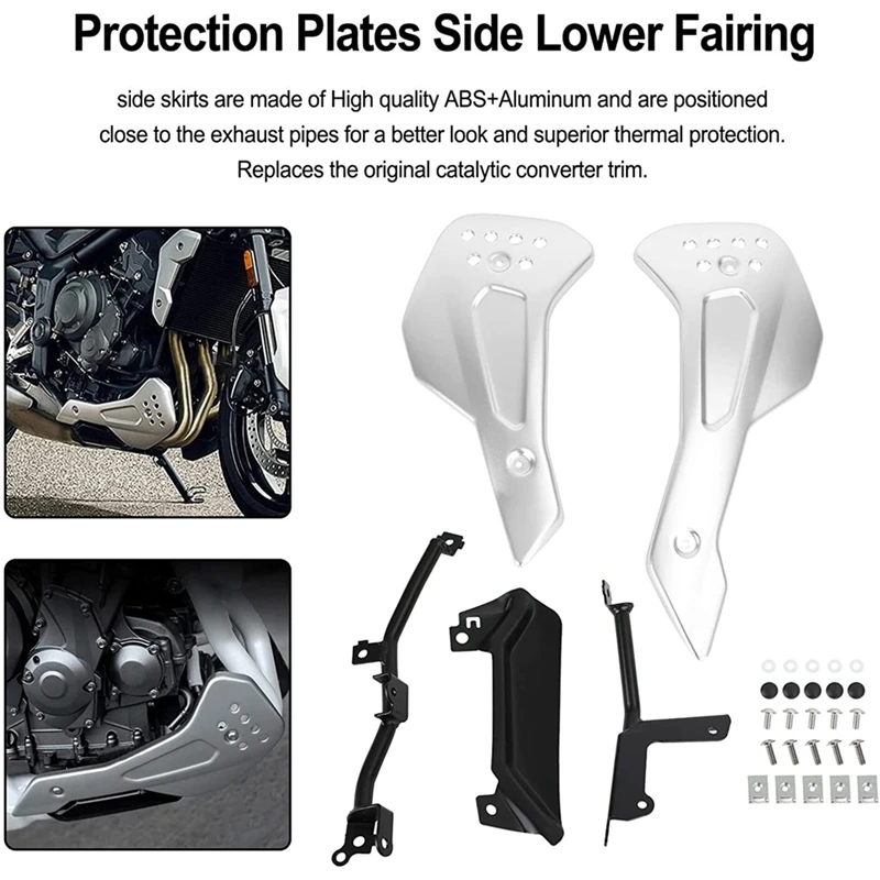 Motorcycle Belly Pan Bellypan Lower Engine Spoiler Cowling Protection Fairing for TRIDENT 660 2021 2022
Motorcycle Belly Pan Bellypan Lower Engine Spoiler Cowling Protection Fairing for TRIDENT 660 2021 2022