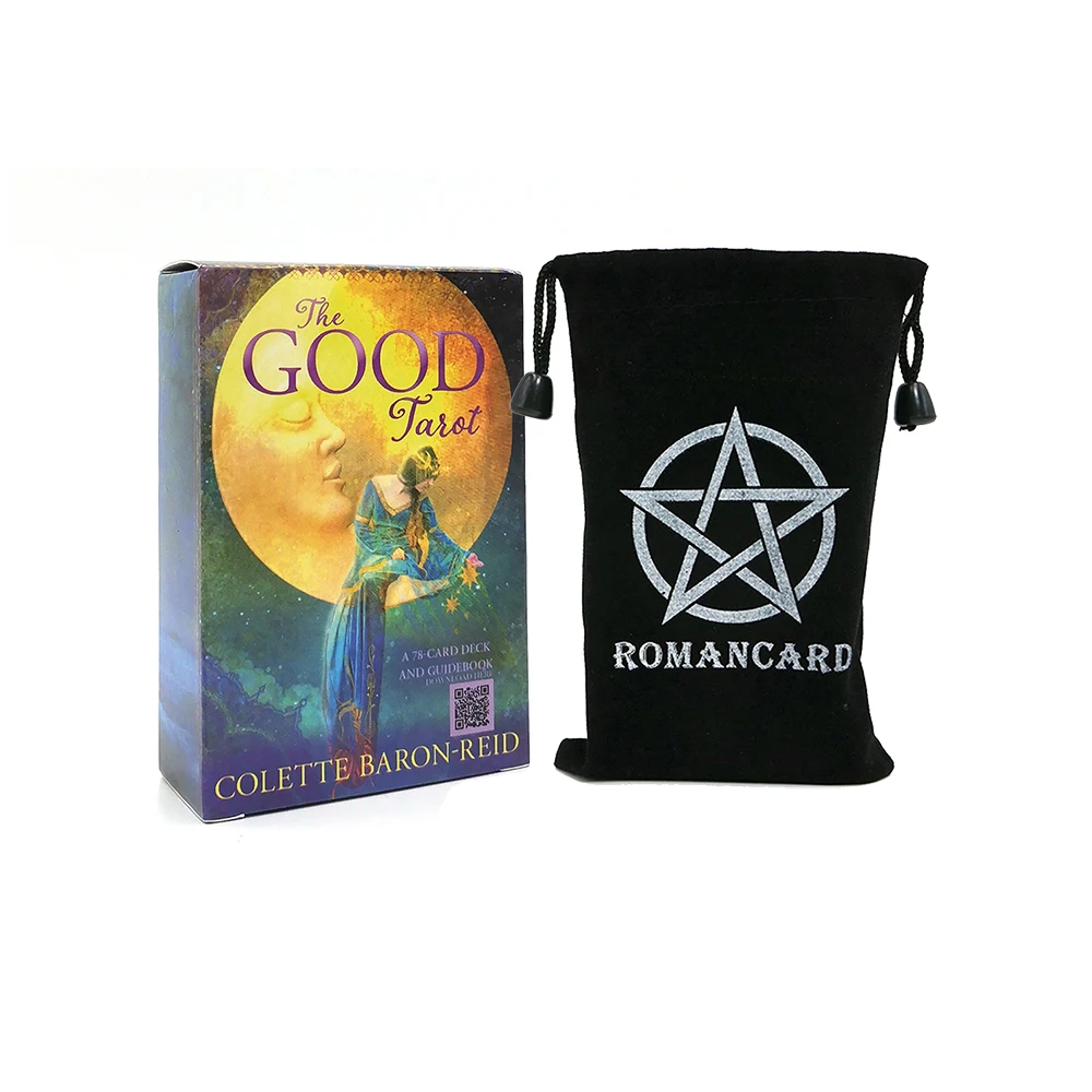 New Hot Sale Modern Holographic Tarot Cards With Guide Book For Beginners Oracle Deck 78 Card With Bag
New Hot Sale Modern Holographic Tarot Cards With Guide Book For Beginners Oracle Deck 78 Card With Bag
