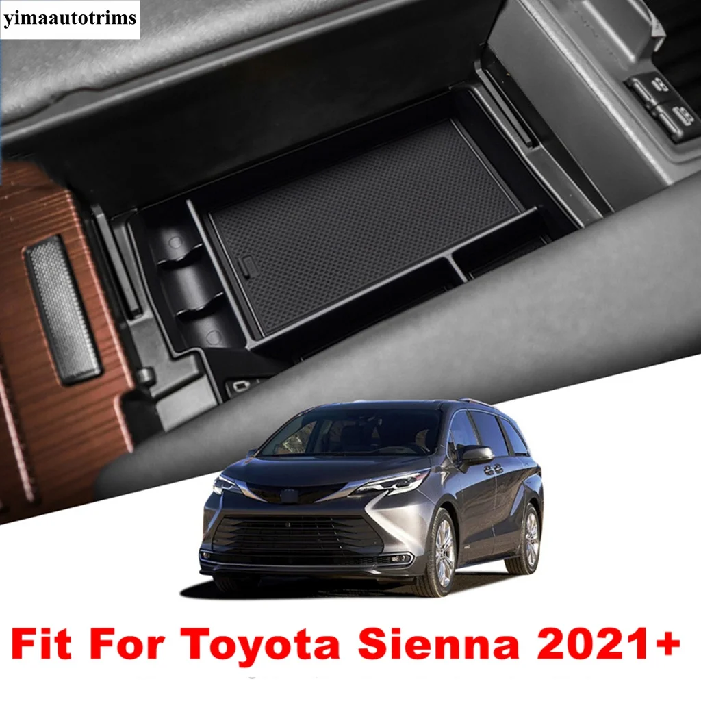 Black Style Console Armrest Storage Organizer Center Tray Decoration Cover For Toyota Sienna 2021-2023 Car Interior Accessories
Black Style Console Armrest Storage Organizer Center Tray Decoration Cover For Toyota Sienna 2021-2023 Car Interior Accessories