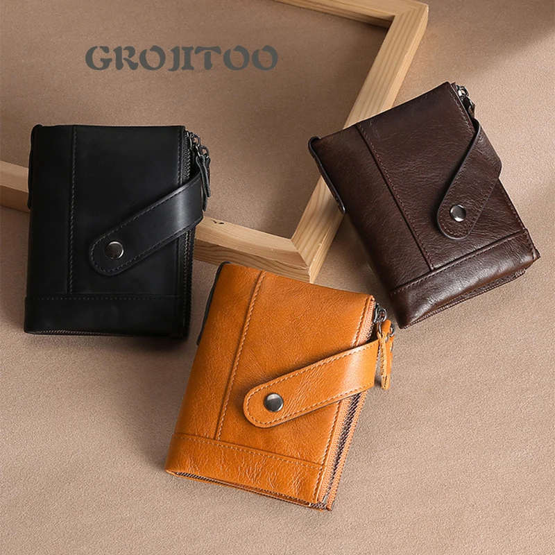 Новый мужской кошелек GROJITOO с радиочастотной идентификацией, верхний слой, кожаная короткая Сумочка для отдыха, кошелек из вощеной кожи с пр...
Новый мужской кошелек GROJITOO с радиочастотной идентификацией, верхний слой, кожаная короткая Сумочка для отдыха, кошелек из вощеной кожи с пр...