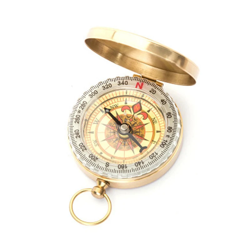 Pure Copper Compass G50 Retro Clamshell Compass Outdoor Mountaineering Multifunctional With Cover Luminous Riding Equipment
Pure Copper Compass G50 Retro Clamshell Compass Outdoor Mountaineering Multifunctional With Cover Luminous Riding Equipment