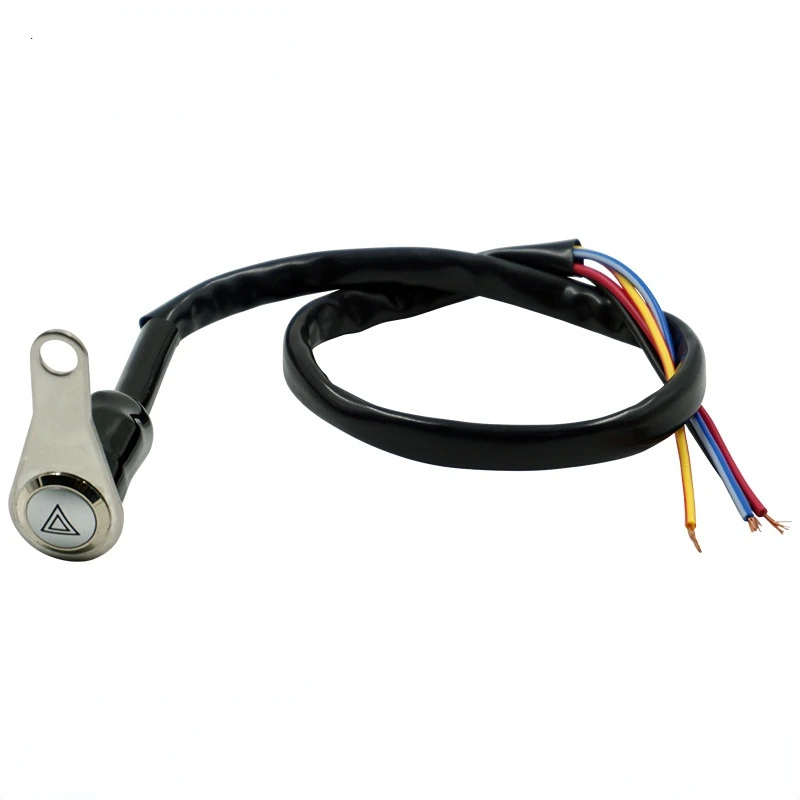 Motorcycle refitted handlebar faucet metal bracket LED self-locking metal button double flash switch with light ring
Motorcycle refitted handlebar faucet metal bracket LED self-locking metal button double flash switch with light ring