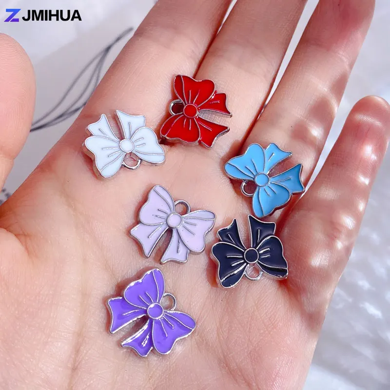 15pcs Silver Color Bowknot Charms Pendants Enamel Charm For Jewelry Making Supplies DIY Handmade Earrings Bracelets Accessories
15pcs Silver Color Bowknot Charms Pendants Enamel Charm For Jewelry Making Supplies DIY Handmade Earrings Bracelets Accessories