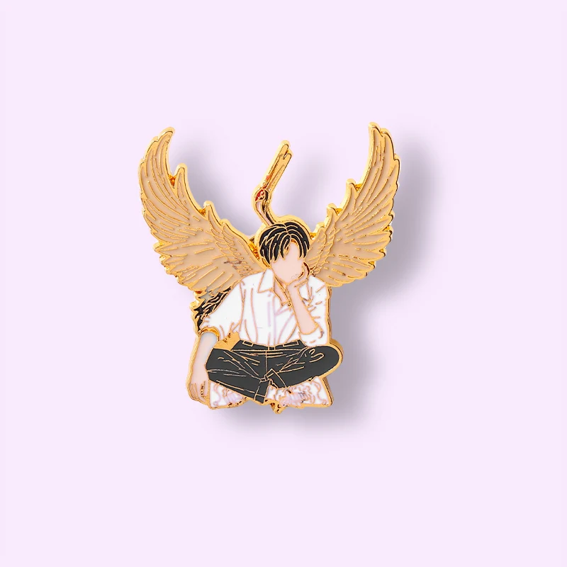 Cartoon Idol Wings Enamel Pin Metal Lapel Badge for Uniform Clothes Backpack Souvenir Brooches Jewelry for Fan Friends Gift
Cartoon Idol Wings Enamel Pin Metal Lapel Badge for Uniform Clothes Backpack Souvenir Brooches Jewelry for Fan Friends Gift