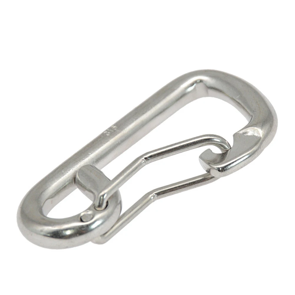 Accessory Carabine Brand New Buckle Camping 316 Stainless Steel Anti-corrosion Carabiner Diving Lightweight 80mm
Accessory Carabine Brand New Buckle Camping 316 Stainless Steel Anti-corrosion Carabiner Diving Lightweight 80mm