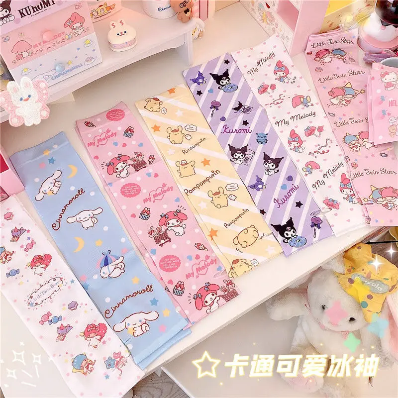 Kawaii My Melody Cinnamoroll Kuromi аниме Sanrios милые Мультяшные солнцезащитные рукава открытый солнцезащитный козырек ледяные шелковые рукава подарок на д...
Kawaii My Melody Cinnamoroll Kuromi аниме Sanrios милые Мультяшные солнцезащитные рукава открытый солнцезащитный козырек ледяные шелковые рукава подарок на д...