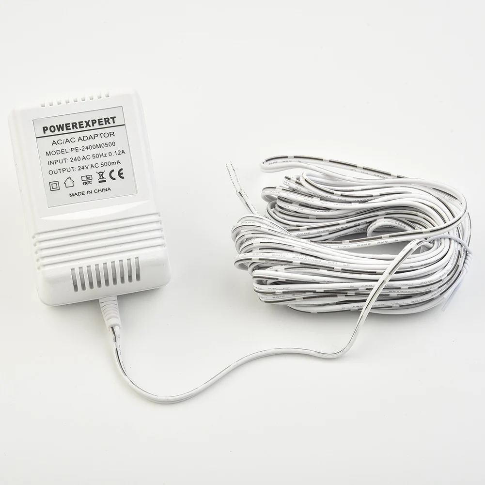 1 Pcs Power Supply 24V500mA Video Doorbell Special Power Transformer Adapter British Gauge Cable Length 8 Meters
1 Pcs Power Supply 24V500mA Video Doorbell Special Power Transformer Adapter British Gauge Cable Length 8 Meters