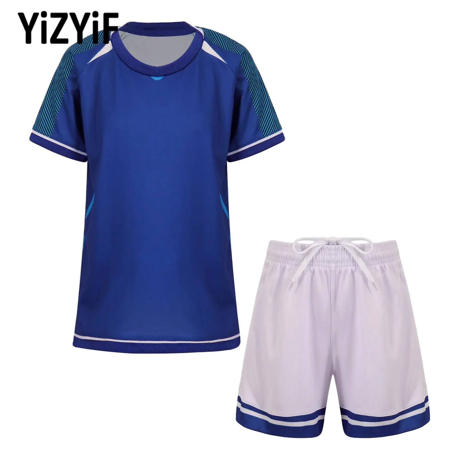 Kids Boys Short Sleeve T-shirt And Set Soccer Football Basketball Training Uniform Jogging Active Athletic Tracksuit Sport Suit
Kids Boys Short Sleeve T-shirt And Set Soccer Football Basketball Training Uniform Jogging Active Athletic Tracksuit Sport Suit