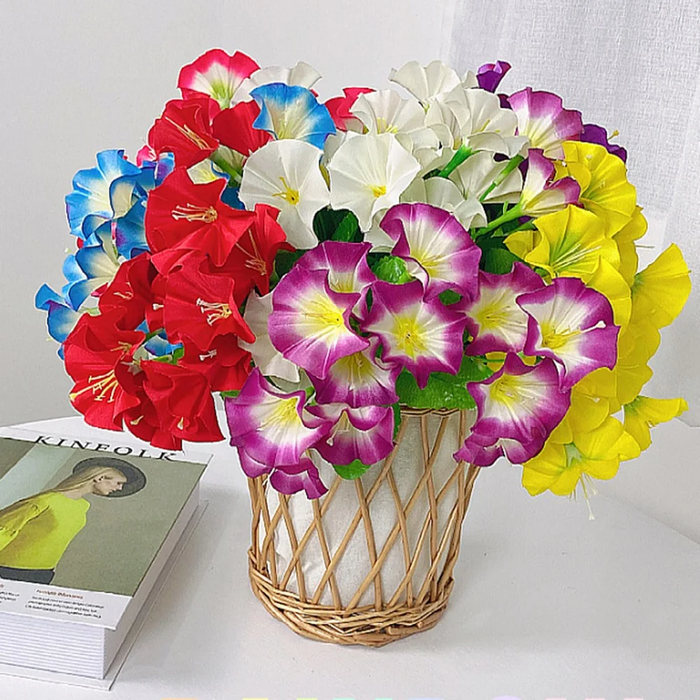 Artificial Flowers Fake Morning Glory Silk Petunia Orchid Bounch Simulation Petunia For Vine Garden Home Wedding Party Decor
Artificial Flowers Fake Morning Glory Silk Petunia Orchid Bounch Simulation Petunia For Vine Garden Home Wedding Party Decor
