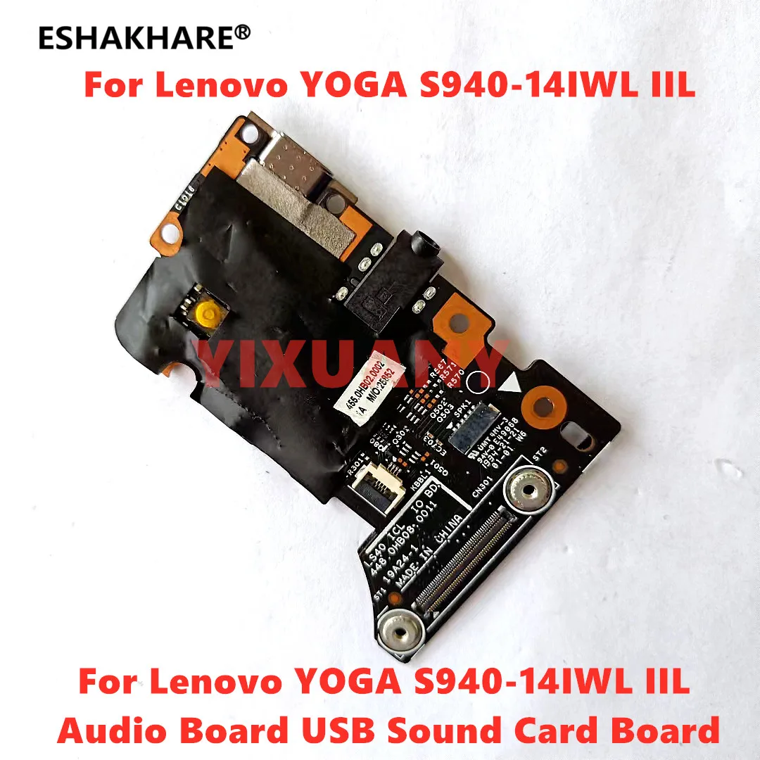 Оригинальная звуковая плата для Lenovo YOGA S940-14IWL IIL, USB звуковая карта, карта памяти 5C50S25004 LS40 IO DB 19A24-1, быстрая доставка
Оригинальная звуковая плата для Lenovo YOGA S940-14IWL IIL, USB звуковая карта, карта памяти 5C50S25004 LS40 IO DB 19A24-1, быстрая доставка