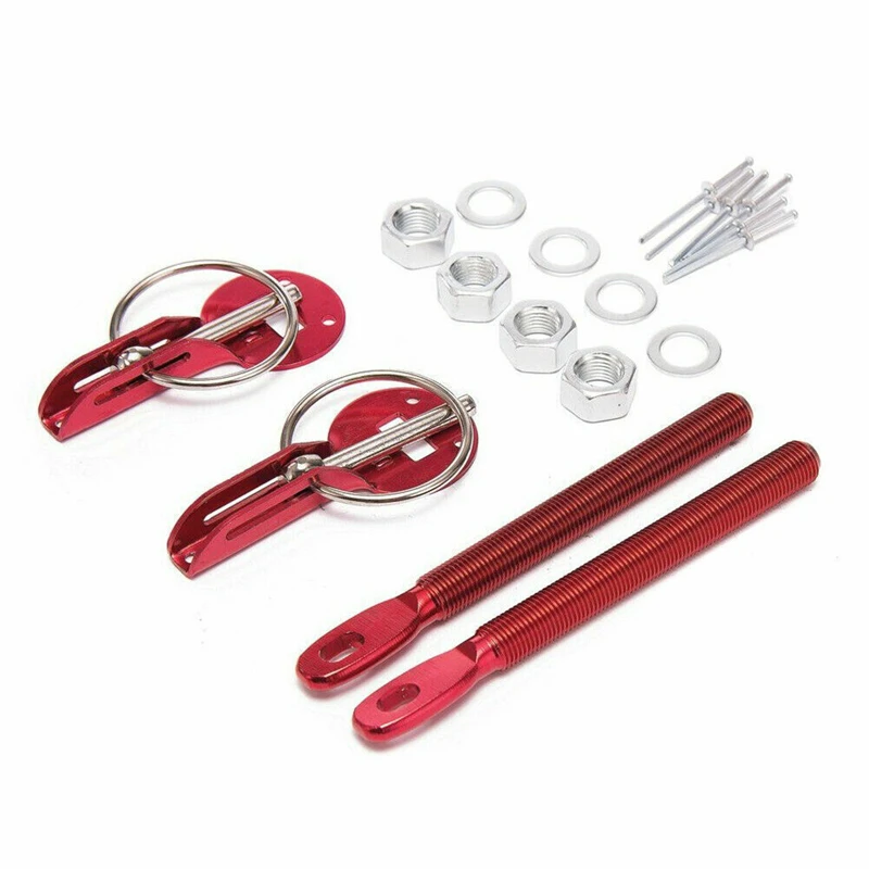 Universal Aluminum Alloy Mount Hood Pin Bonnet Lock Kit Down Hood Lock Latch Pins Auto Refitting Kit Car Styling Accessories
Universal Aluminum Alloy Mount Hood Pin Bonnet Lock Kit Down Hood Lock Latch Pins Auto Refitting Kit Car Styling Accessories