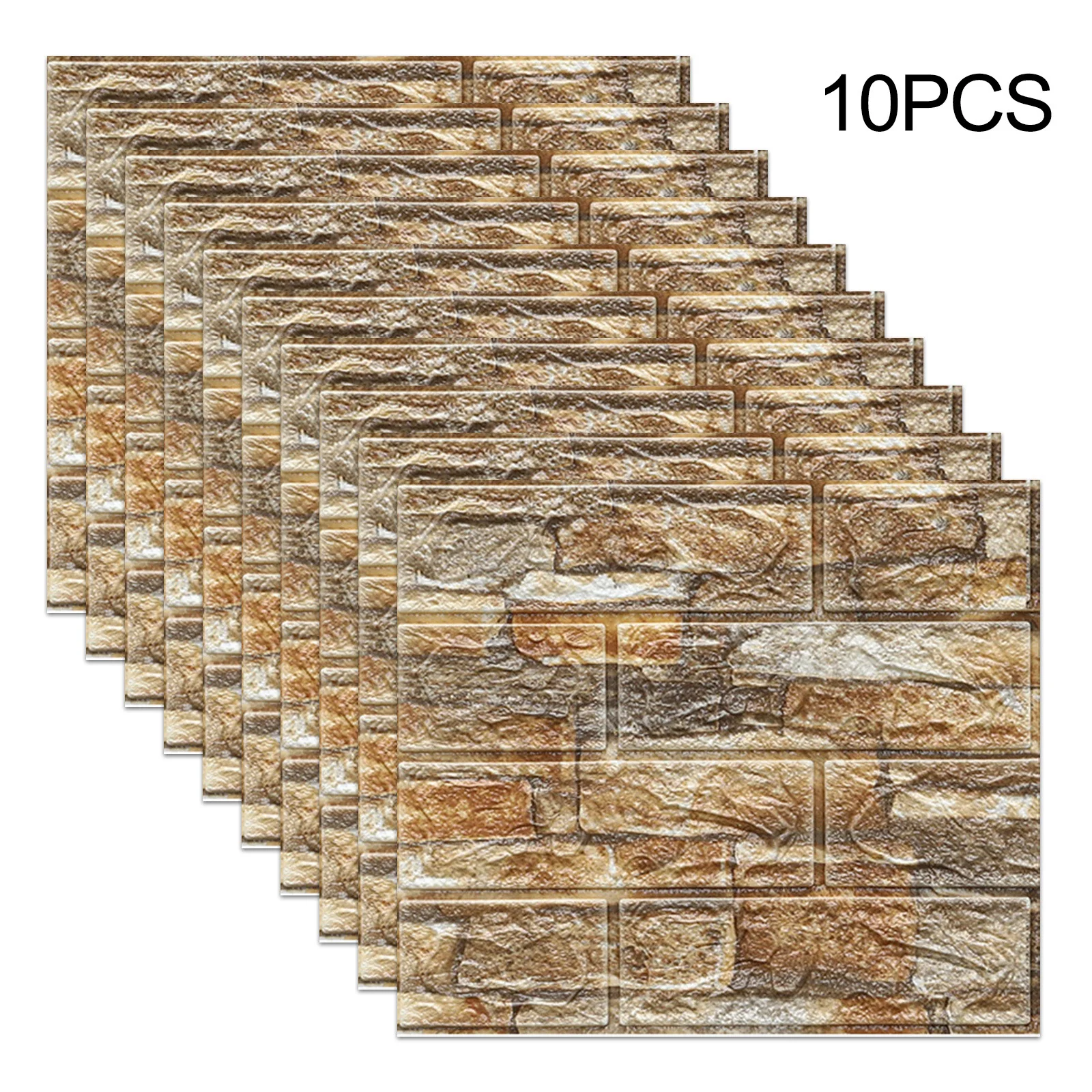 10pcs 3D Wall Sticker Imitation Brick Bedroom Home Decoration Waterproof Self Adhesive Wallpaper Stone Brick Wall Sticker
10pcs 3D Wall Sticker Imitation Brick Bedroom Home Decoration Waterproof Self Adhesive Wallpaper Stone Brick Wall Sticker