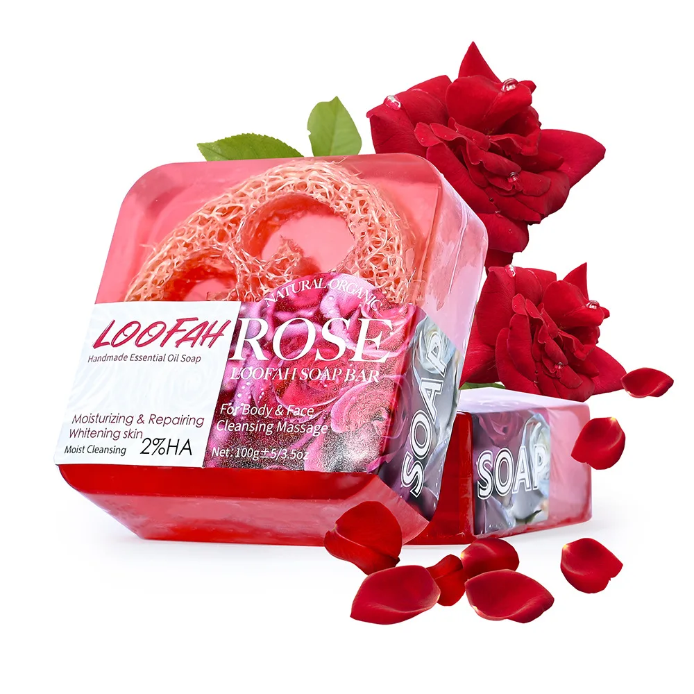 HEALLOR 100G Natural Organic Loofah Soap Essential Oil Soap Aloe Vera Rose Handmade Soap Oil Control Moisturizing Deep Cleansing
HEALLOR 100G Natural Organic Loofah Soap Essential Oil Soap Aloe Vera Rose Handmade Soap Oil Control Moisturizing Deep Cleansing