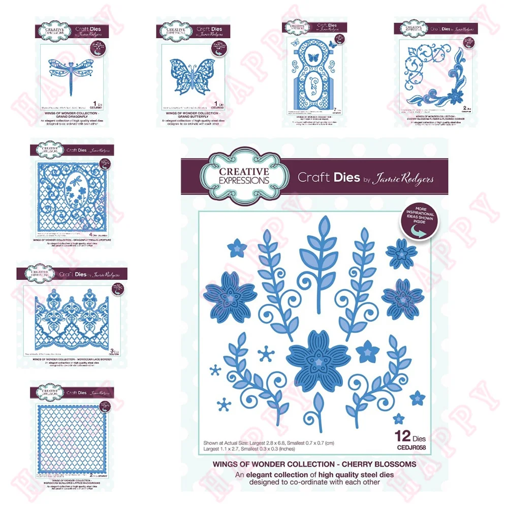 New Metal Cutting Dies Dragonfly And Butterfly Flowers DIY Craft Making Greeting Card Scrapbooking Decoration Embossing Template
New Metal Cutting Dies Dragonfly And Butterfly Flowers DIY Craft Making Greeting Card Scrapbooking Decoration Embossing Template