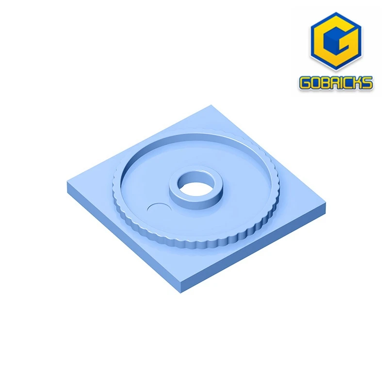 Gobricks GDS-893 Turntable 4 x 4 Square Base, Locking compatible with lego 61485 children's DIY Educational Building Blocks Tech 
Gobricks GDS-893 Turntable 4 x 4 Square Base, Locking compatible with lego 61485 children's DIY Educational Building Blocks Tech
