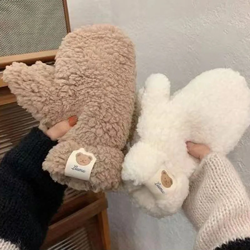 Thicken Plush Gloves For Women Girls Winter Hand Warmer Solid Color Soft Fluffy Fur Kids Gloves Outdoor Warmer Winter Gifts
Thicken Plush Gloves For Women Girls Winter Hand Warmer Solid Color Soft Fluffy Fur Kids Gloves Outdoor Warmer Winter Gifts