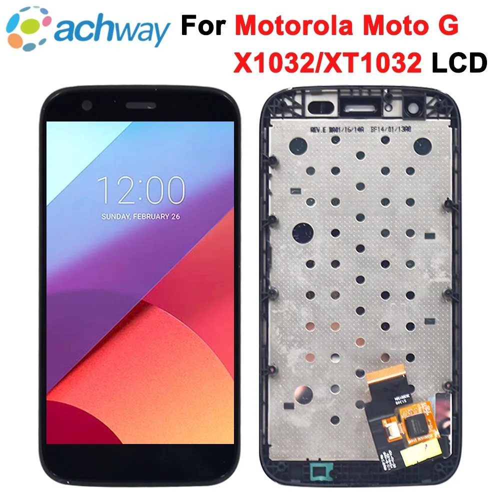 Оригинальный ЖК-дисплей для Motorola moto G LCD xt1032 xt1033, ЖК-дисплей с сенсорным дигитайзером и рамкой для moto G, ЖК-дисплей
Оригинальный ЖК-дисплей для Motorola moto G LCD xt1032 xt1033, ЖК-дисплей с сенсорным дигитайзером и рамкой для moto G, ЖК-дисплей