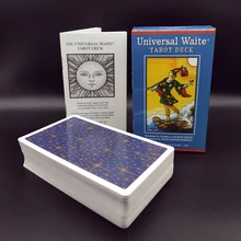12CMX7CM Universal Waite Tarot Deck Cards with Guide Book Board Game for Beginners