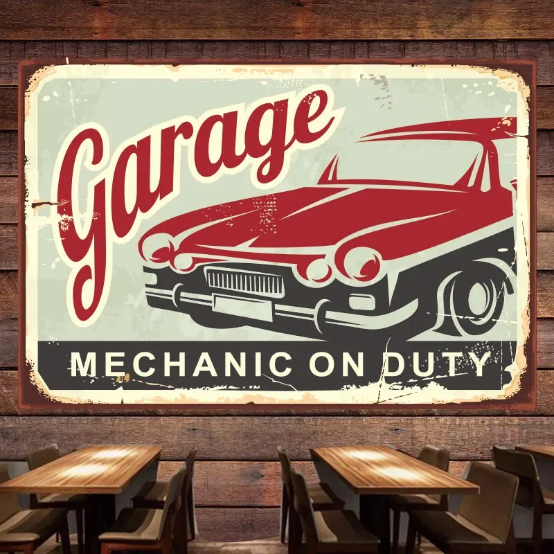 MECHANIC ON DUTY Wall Decor Banner Wall Hanging Flag Vintage Cars Poster Wall Painting For GARAGE Auto Repair Shop Gas Station
MECHANIC ON DUTY Wall Decor Banner Wall Hanging Flag Vintage Cars Poster Wall Painting For GARAGE Auto Repair Shop Gas Station