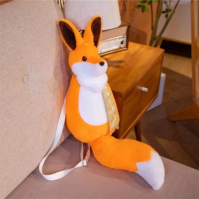 46cm Fashion Plush Fox Bag Stuffed Soft Cute Animal Backpack Sky Children Of The Light Gaming Peripherals For Child Girl Gift
46cm Fashion Plush Fox Bag Stuffed Soft Cute Animal Backpack Sky Children Of The Light Gaming Peripherals For Child Girl Gift