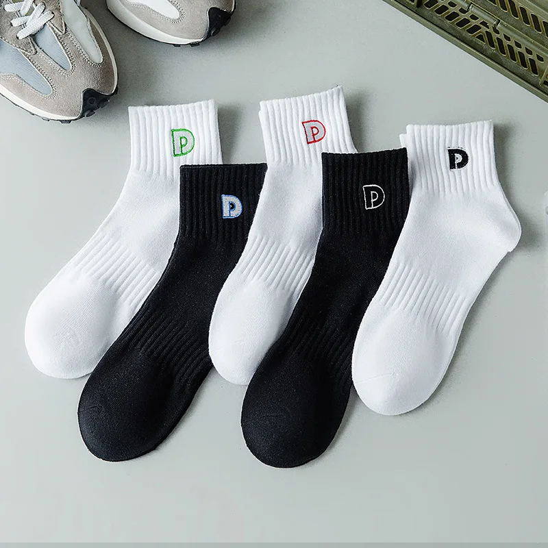 Letter D Crew Socks Men Casual Solid Sock Man Cotton Mens Sox White Novelty Men Spring Autumn Classic Adult Calcetines Hombre
Letter D Crew Socks Men Casual Solid Sock Man Cotton Mens Sox White Novelty Men Spring Autumn Classic Adult Calcetines Hombre