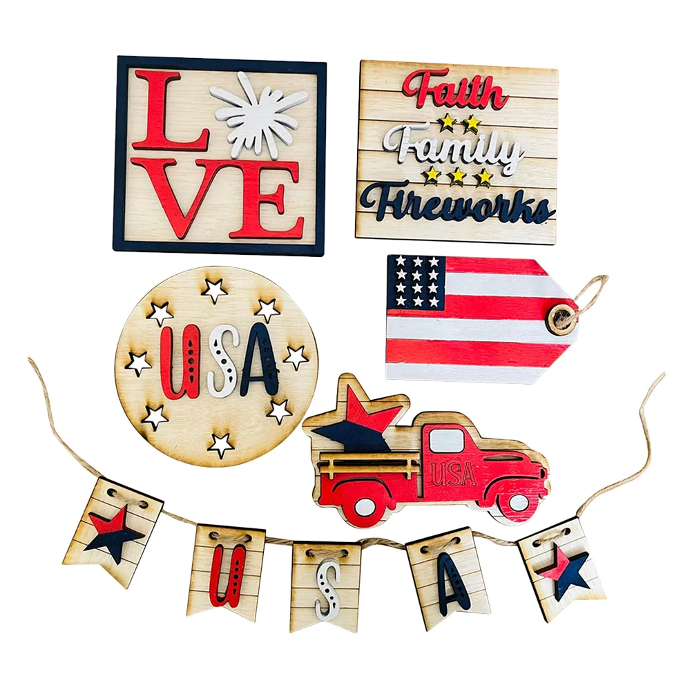 1 Set Decor Patriotic 4th Of July Delicate USA Flag Creative USA Sign Decor for Independence Day 4th Of July Decoration
1 Set Decor Patriotic 4th Of July Delicate USA Flag Creative USA Sign Decor for Independence Day 4th Of July Decoration