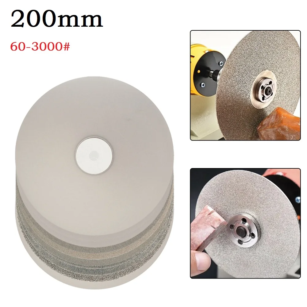 1pc 8inch Diamond Coated Wheel Lapping Disc Flat Lap Wheel For Grinding Gemstone Jewelry Glass Rock Carving Power Tool Accessory
1pc 8inch Diamond Coated Wheel Lapping Disc Flat Lap Wheel For Grinding Gemstone Jewelry Glass Rock Carving Power Tool Accessory