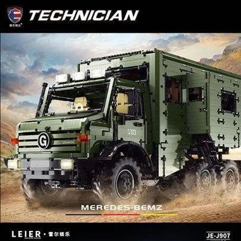 Rael J907 Technician Series High-tech Touring Car Unimog With Motor Building Blocks 6689pcs Bricks Education Toys
Rael J907 Technician Series High-tech Touring Car Unimog With Motor Building Blocks 6689pcs Bricks Education Toys