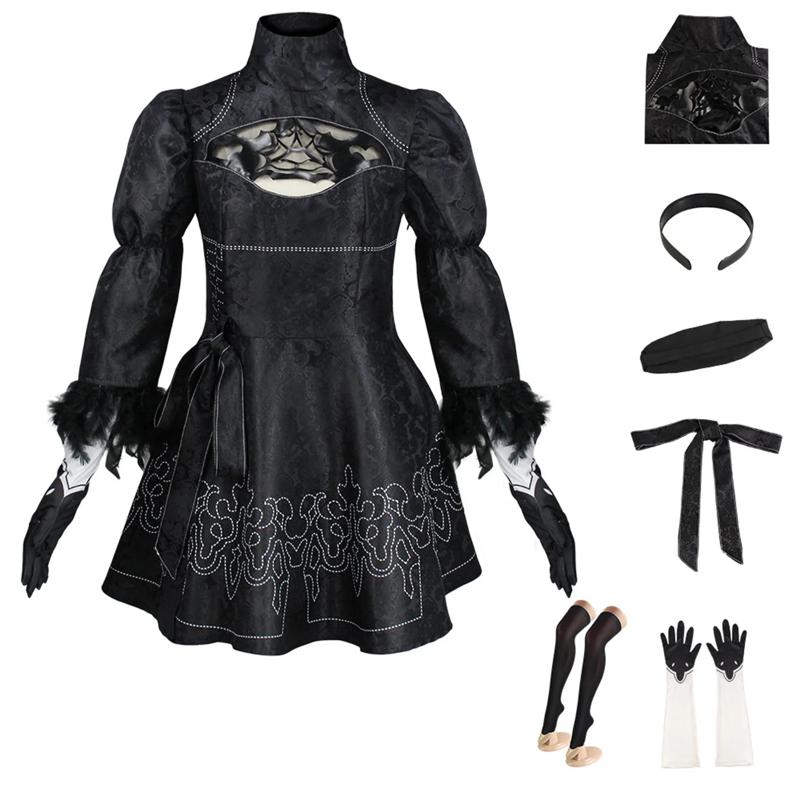 2023 Nier Automata 2B Cosplay Costume Yorha 9S No.9 Type S Anime Women Man Dress Fancy Halloween Girls Party Clothes
2023 Nier Automata 2B Cosplay Costume Yorha 9S No.9 Type S Anime Women Man Dress Fancy Halloween Girls Party Clothes