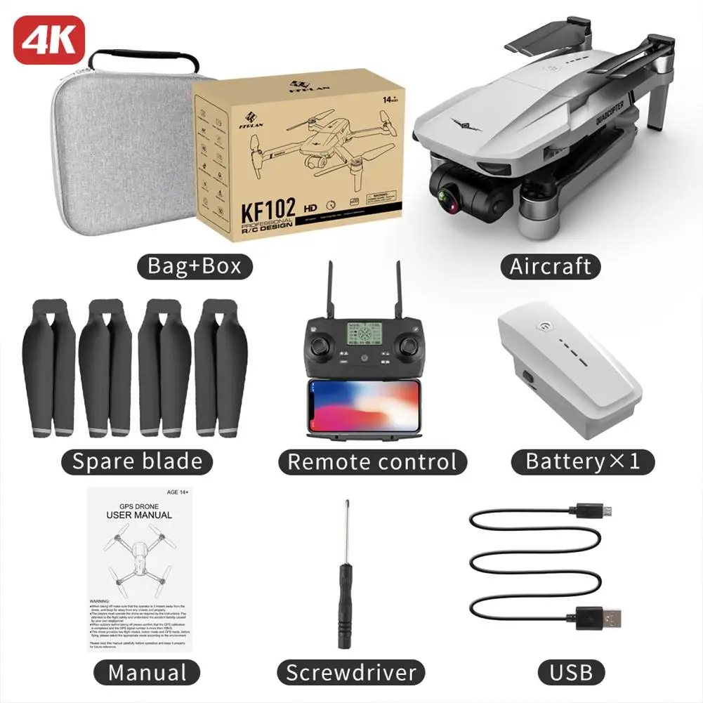 Квадрокоптер Kf102 Max с Gps и Hd-камерой, профессиональный Квадрокоптер с 2-осевым шарниром и бесщеточным Мотором, Vs Sg906 Max Pro2, 4k
Квадрокоптер Kf102 Max с Gps и Hd-камерой, профессиональный Квадрокоптер с 2-осевым шарниром и бесщеточным Мотором, Vs Sg906 Max Pro2, 4k