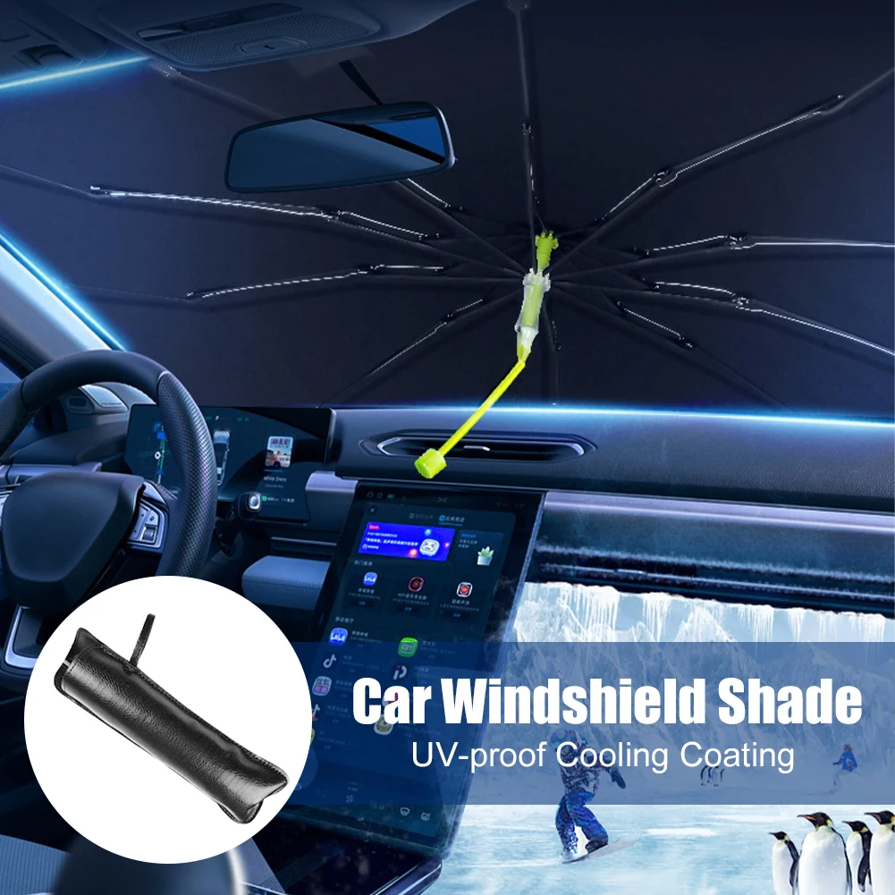 Car Sunshade Umbrella Car Sun Shade Protector Parasol Summer Sun Interior Accessories Windshield Protection For Auto Shading
Car Sunshade Umbrella Car Sun Shade Protector Parasol Summer Sun Interior Accessories Windshield Protection For Auto Shading