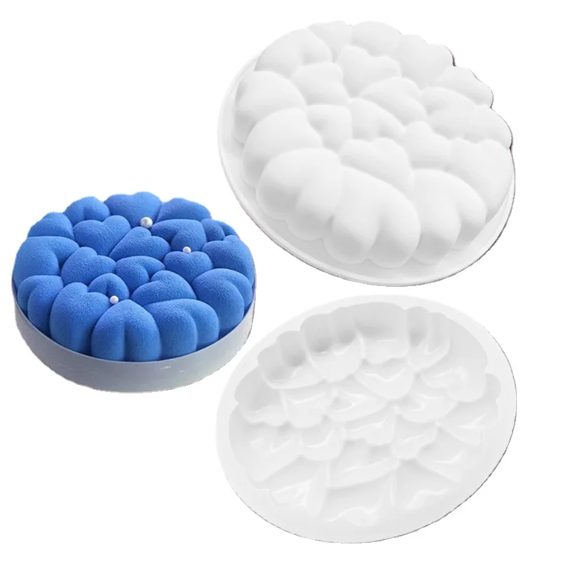 6 Inch Love Mousse Silicone Cake Mold Cake Baking Tools Mousse Chocolate Mold 3D Cake Tray Baking Pan
6 Inch Love Mousse Silicone Cake Mold Cake Baking Tools Mousse Chocolate Mold 3D Cake Tray Baking Pan