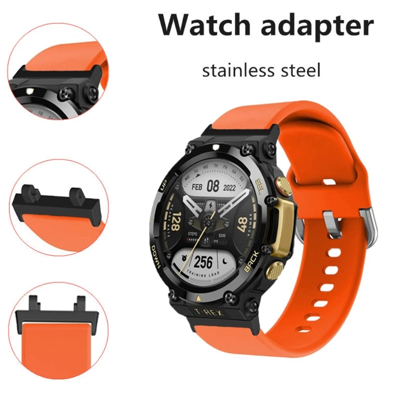 Utility Smartwatch Bracelet Metal Adapter Durable Watch Connector Compatible for Amazfit 2 for Smart Watch Accessor
Utility Smartwatch Bracelet Metal Adapter Durable Watch Connector Compatible for Amazfit 2 for Smart Watch Accessor