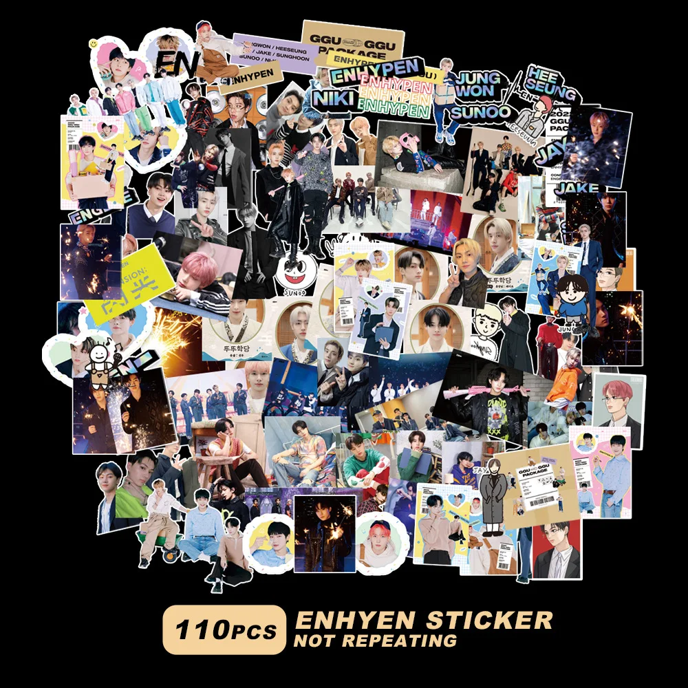 110pcs/set Kpop ENHYPEN GGU GGU PACKAGE Stickers New album DIMENSION : DILEMMA High quality K-pop EN Sticker Photos Poster
110pcs/set Kpop ENHYPEN GGU GGU PACKAGE Stickers New album DIMENSION : DILEMMA High quality K-pop EN Sticker Photos Poster