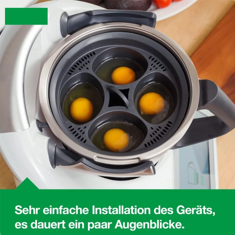 4 In 1 Pastry Steam Egg Mold Silicone Steamer Tray Eggs Poachers Accessory for Termomix TM31 Air Fryer Oven Kitchen Accessory
4 In 1 Pastry Steam Egg Mold Silicone Steamer Tray Eggs Poachers Accessory for Termomix TM31 Air Fryer Oven Kitchen Accessory