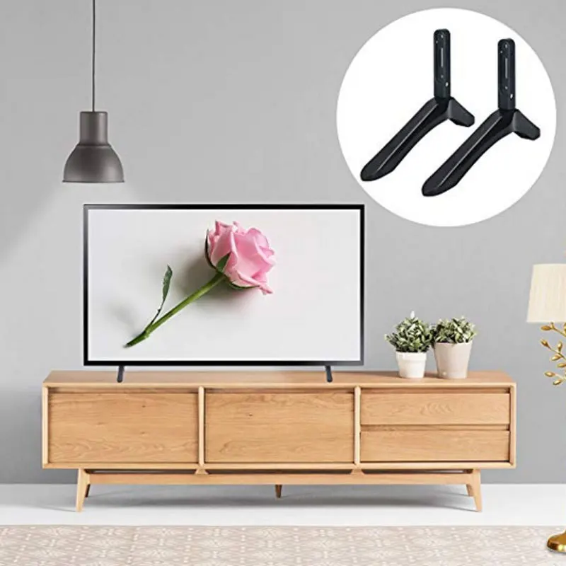 2pcs Universal TV Stand Base Mount For 32-65 Inch Samsung Vizio Sony LCD TV Not for LG TV Black Television Bracket Table Holder
2pcs Universal TV Stand Base Mount For 32-65 Inch Samsung Vizio Sony LCD TV Not for LG TV Black Television Bracket Table Holder