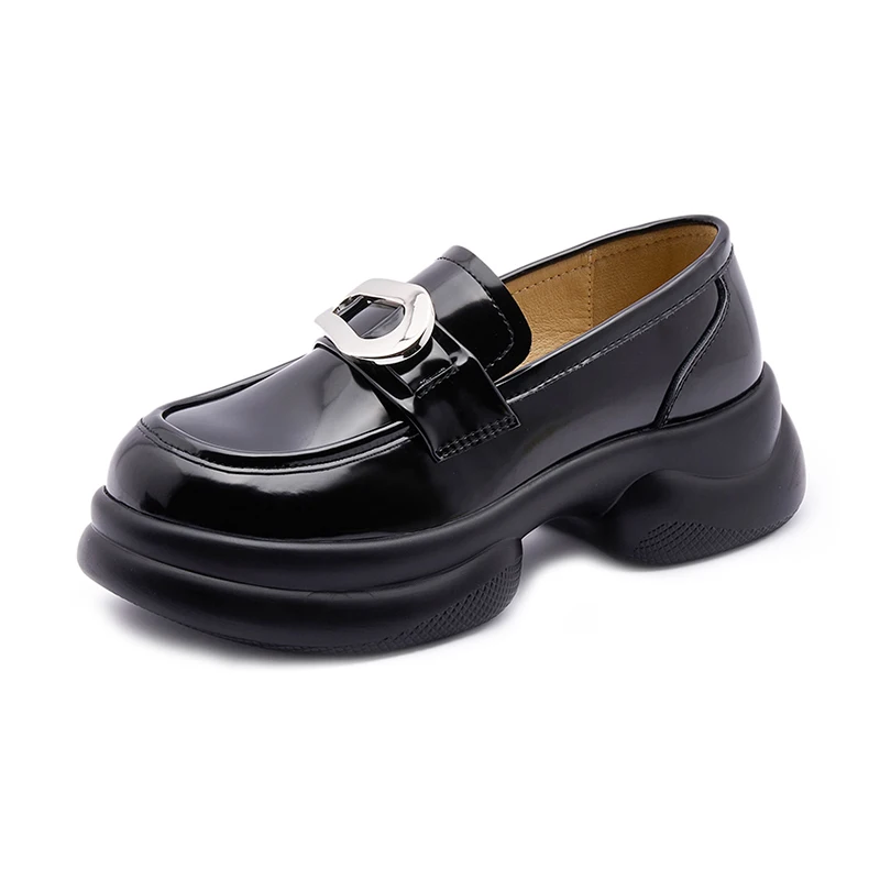 Women's Loafers Chic Elegant Woman Heeled Shoes 2023 Fashion Leather Luxury Designer Pumps Chunky Platform Shoes Ladies Wedges
Women's Loafers Chic Elegant Woman Heeled Shoes 2023 Fashion Leather Luxury Designer Pumps Chunky Platform Shoes Ladies Wedges