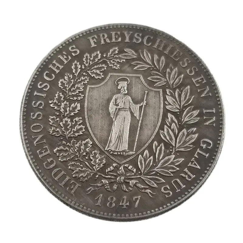 Switzerland 1847 year Silver Plated Coins Home Decor Coin Lucky Magic Collectibles Coins Christmas Gifts#1788
Switzerland 1847 year Silver Plated Coins Home Decor Coin Lucky Magic Collectibles Coins Christmas Gifts#1788