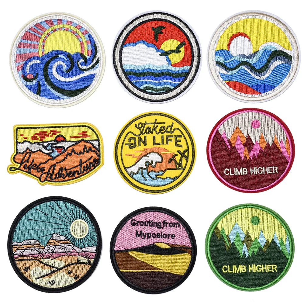 Embroidery Round Patch Landscape Sticker Clothing Accessories DIY Patch Badge Embroidery Cloth Sticker
Embroidery Round Patch Landscape Sticker Clothing Accessories DIY Patch Badge Embroidery Cloth Sticker