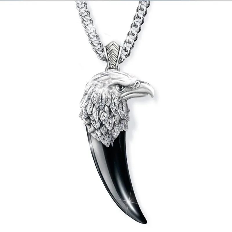 Flying Spirit Carving Eagle Head Pendant Necklace Men's Eagle Claw Pendant Necklace Jewelry Accessories Gift Wholesale
Flying Spirit Carving Eagle Head Pendant Necklace Men's Eagle Claw Pendant Necklace Jewelry Accessories Gift Wholesale