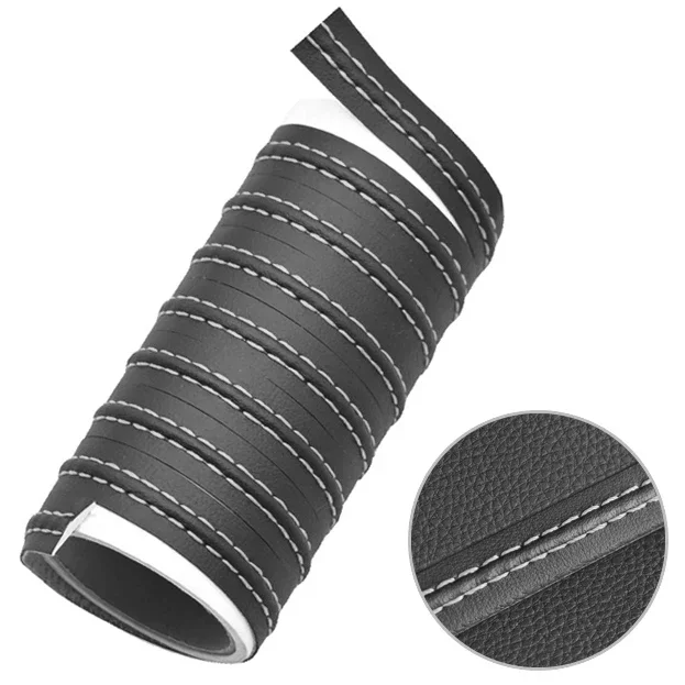 Самоклеящаяся декоративная линия интерьера автомобиля, искусственная кожа, молдинг, отделка, приборная панель, Стайлинг, «сделай сам», тесьма, полоса, аксессуары для украшения автомобиля
Самоклеящаяся декоративная линия интерьера автомобиля, искусственная кожа, молдинг, отделка, приборная панель, Стайлинг, «сделай сам», тесьма, полоса, аксессуары для украшения автомобиля