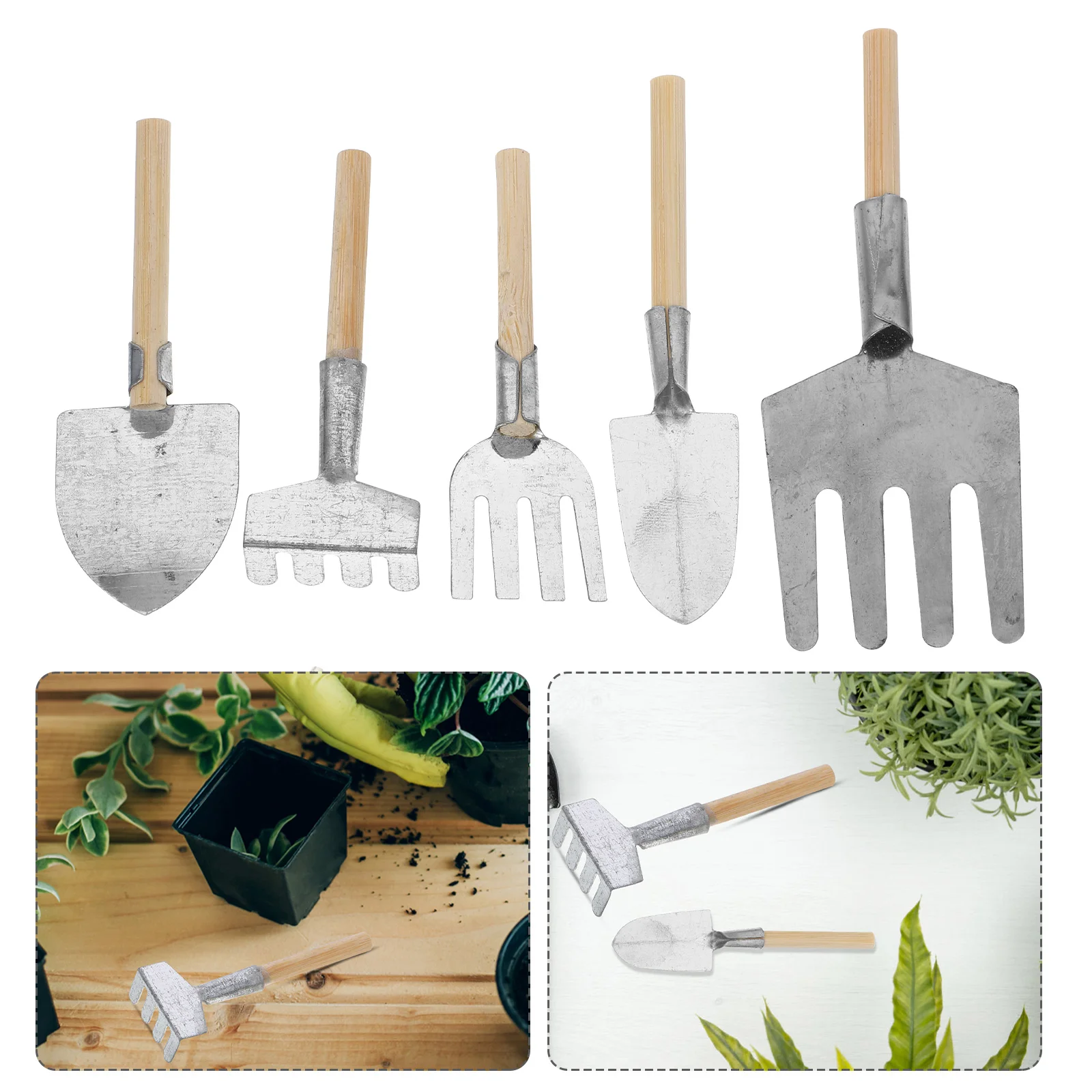 5 Pcs Mini Garden Tools Yard Household Gardening Shovels Home Transplanting Hand Potted Wood Multi-purpose Small Child
5 Pcs Mini Garden Tools Yard Household Gardening Shovels Home Transplanting Hand Potted Wood Multi-purpose Small Child