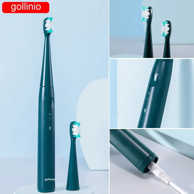 Зубная щетка gollinio GL56c звуковая электрическая, Сменная головка, быстрая зарядка через usb
Зубная щетка gollinio GL56c звуковая электрическая, Сменная головка, быстрая зарядка через usb