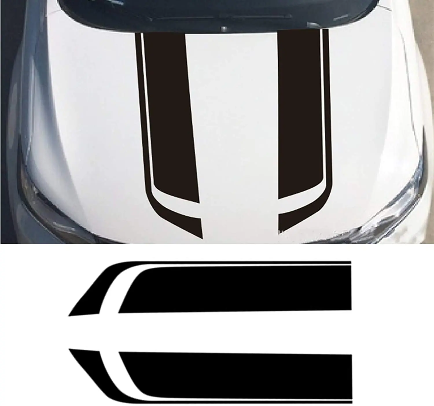 LANZMYAN Car Hood Decal Sticker DBS002 Universal Hood Racing Body Side Vinyl Modified Stripe Exterior Decal Decoration Black
LANZMYAN Car Hood Decal Sticker DBS002 Universal Hood Racing Body Side Vinyl Modified Stripe Exterior Decal Decoration Black