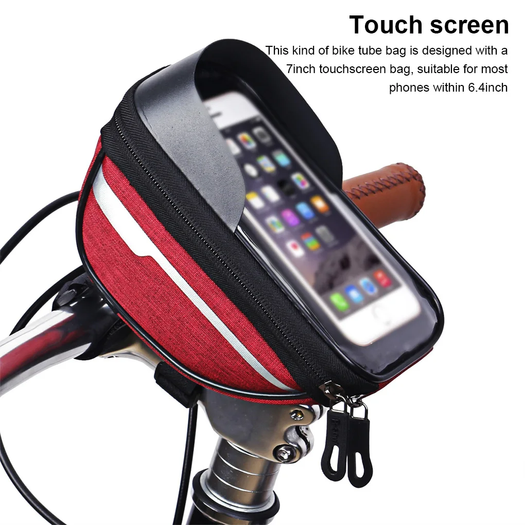 Bicycle Touch Screen Bag Front Top Handlebar Storage Bike Mobile Phone Case Removable Hands-free Pouch Holder Accessory Blue
Bicycle Touch Screen Bag Front Top Handlebar Storage Bike Mobile Phone Case Removable Hands-free Pouch Holder Accessory Blue
